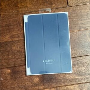 Apple Blue Tablet Cover with Tri-Fold Design and Smooth Finish